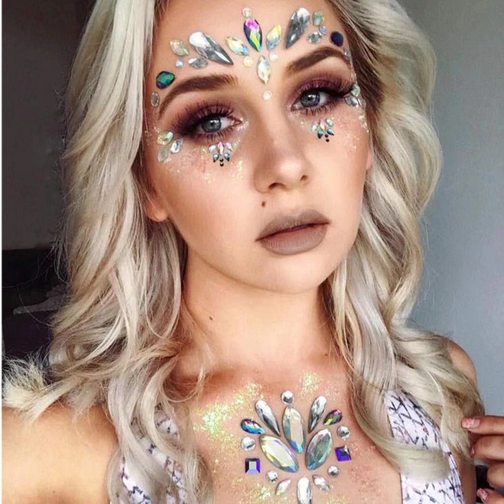 New Face Crystals Stickers Reusable. - Picture 10 of 16